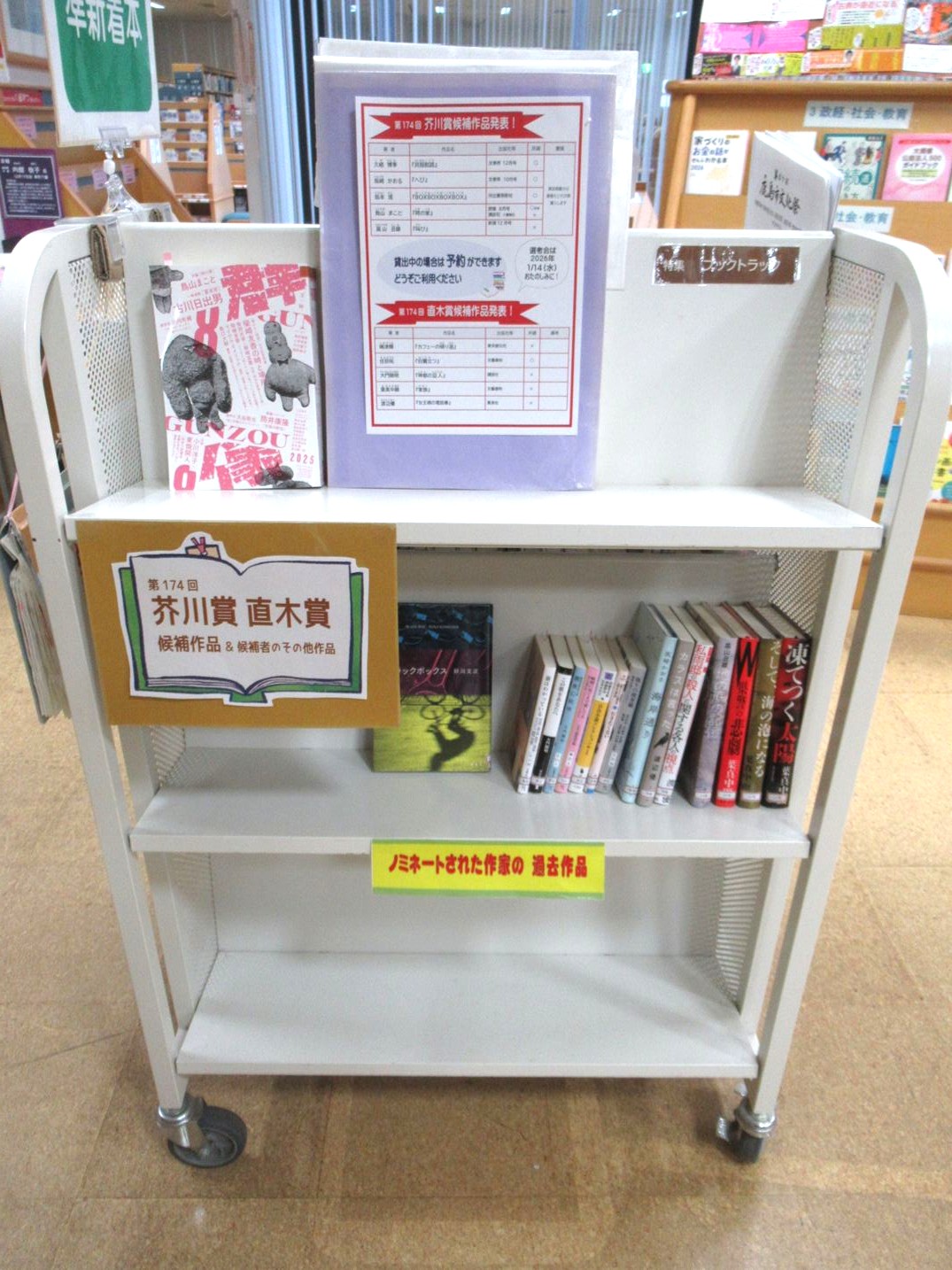 芥川賞・直木賞候補作